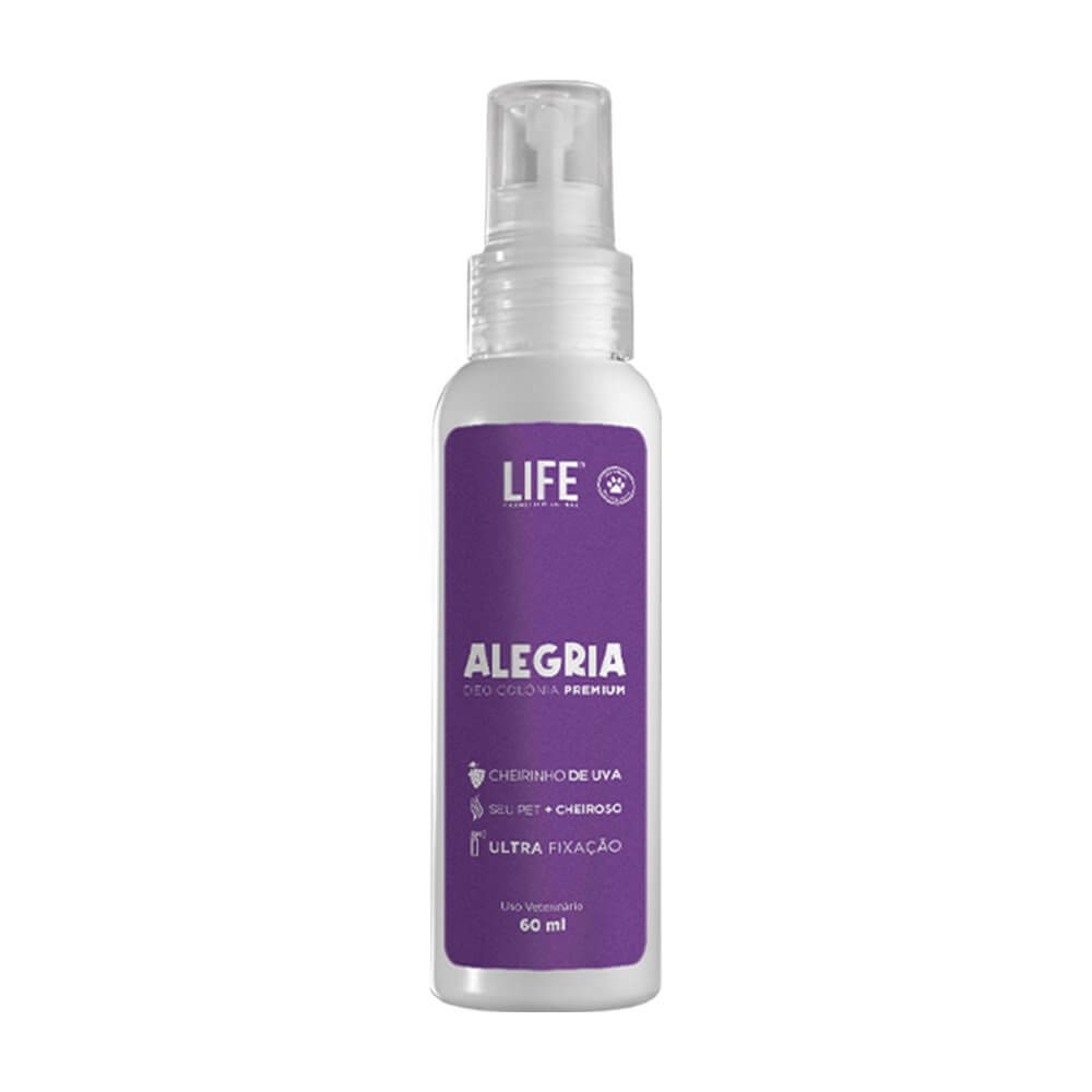 Colônia Pet Alegria Life 60ml
