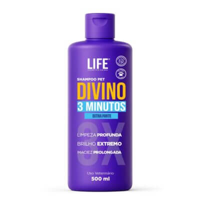 Shampoo Pet Divino 3 Minutos 500ml - Único Único