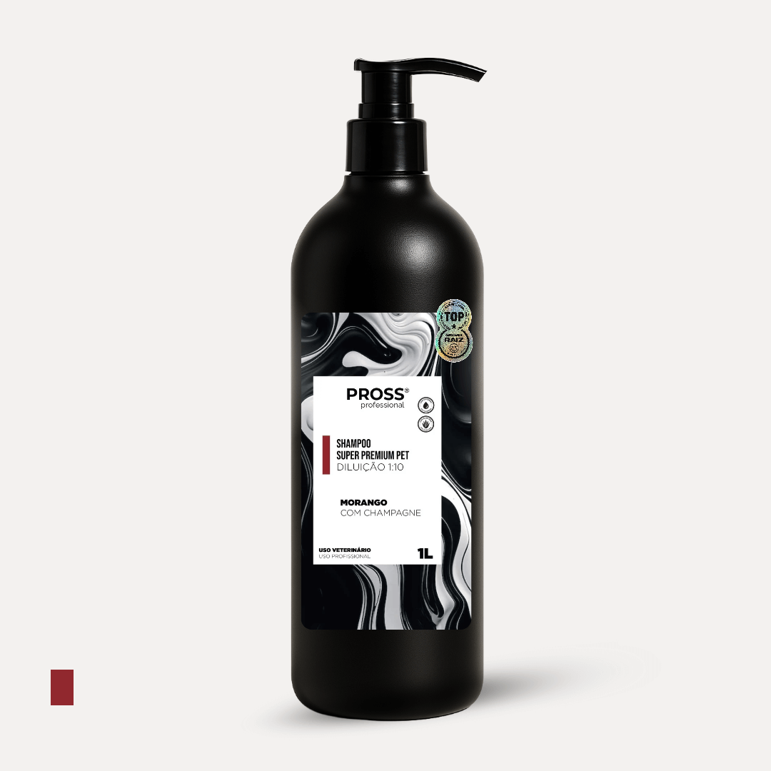 Shampoo Pross Professional Morango Com Champagne 1l